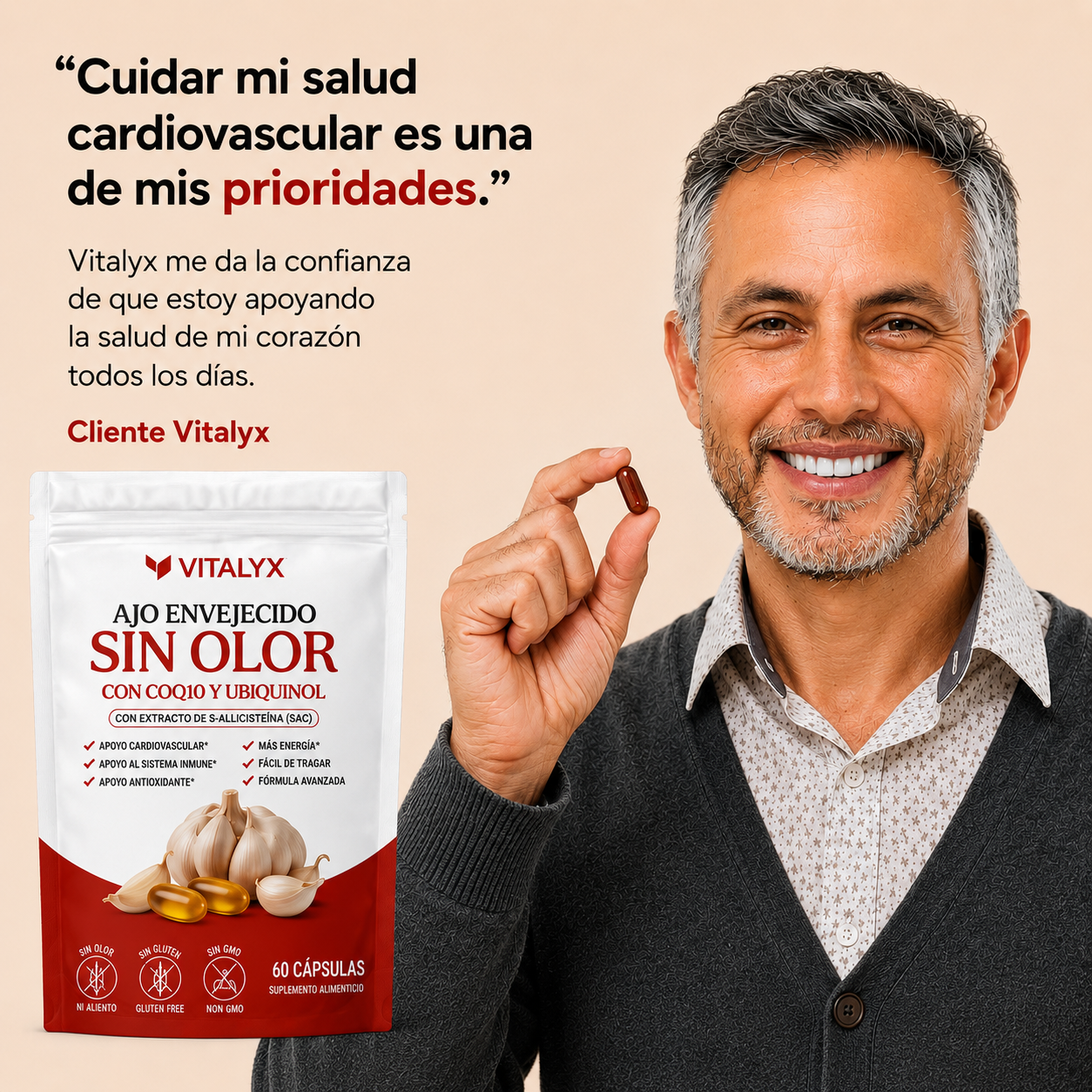 Vitalyx® Ajo Envejecido Sin Olor