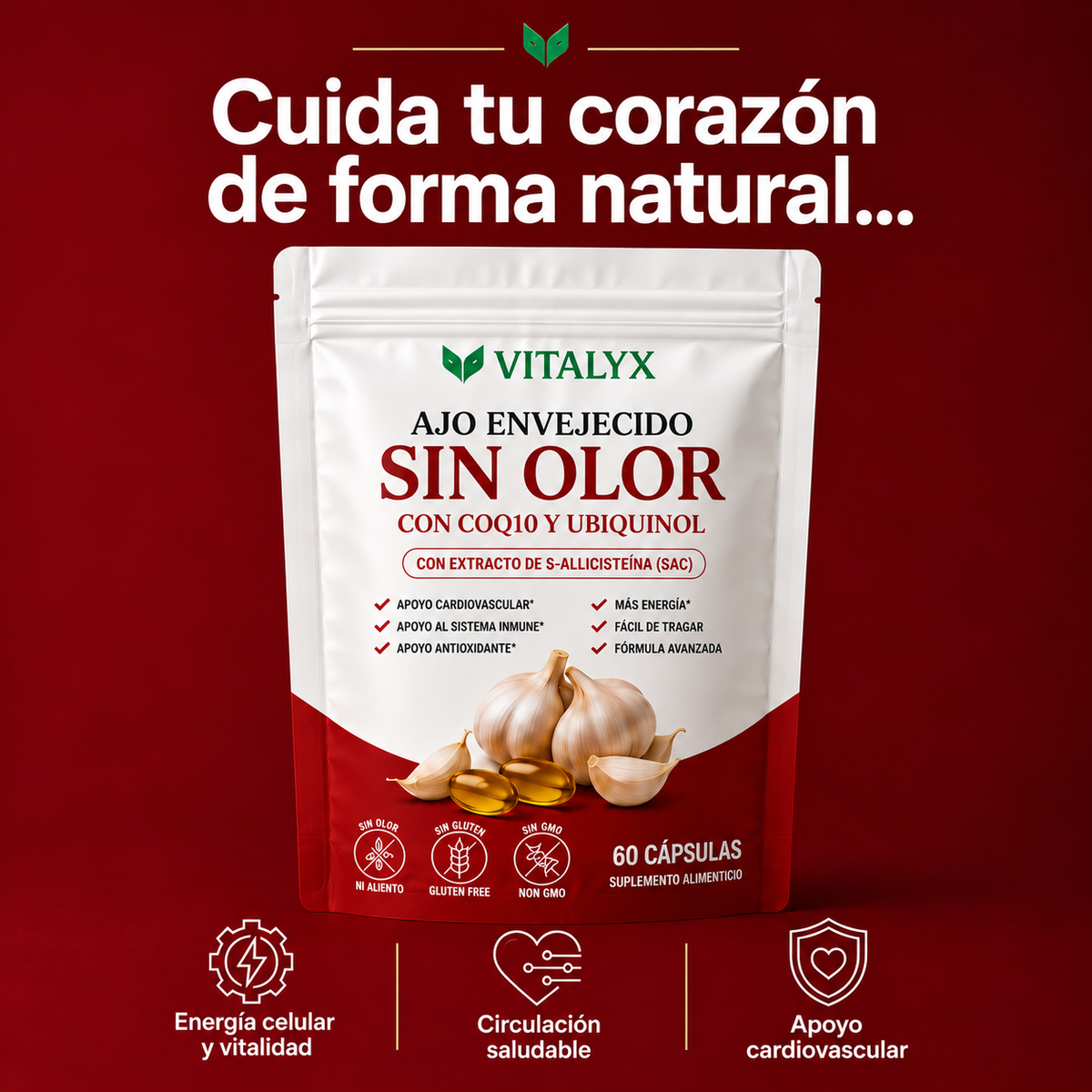 Vitalyx® Ajo Envejecido Sin Olor